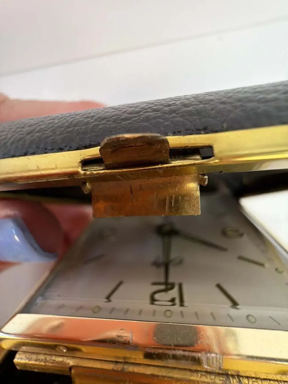 Vintage Bradley Wind-Up Travel Alarm Clock Model 4995 with Original Box and Manu